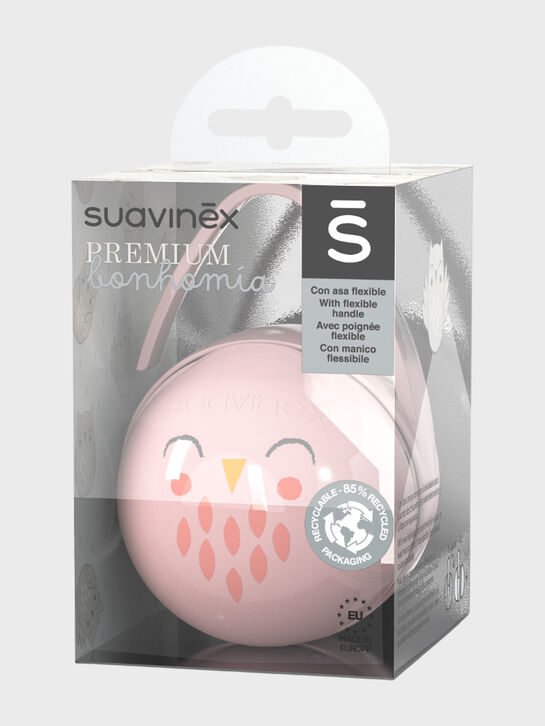 Футляр для двух пустышек Bonhomia, розовый Suavinex , арт.  | Фото 2