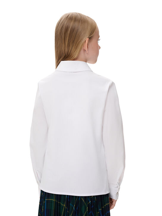 Белая рубашка с длинными рукавами KengLabel , арт.  | Фото 5