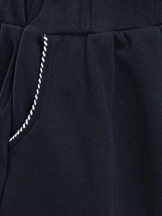 Трикотажная юбка с бело-синим кантом на карманах Eirene , арт.  | Фото 3