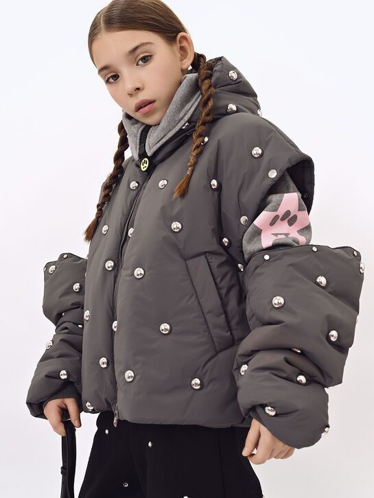 Куртка-трансформер, серая MSGM , арт.  | Фото 6