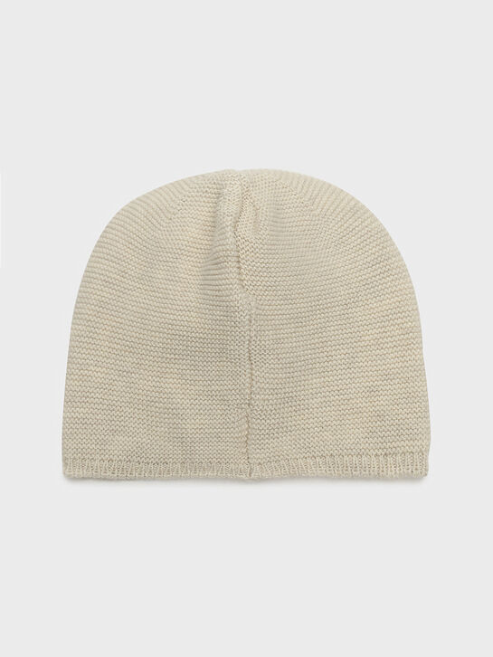 Шапка вязаная, бежевая Paz Rodriguez , арт.  | Фото 2