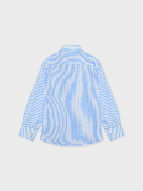 Рубашка в полоску, голубая Saint Barth , арт.  | Фото 2
