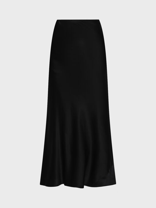 Юбка миди шелковая, черная Dorothee Schumacher , арт.  | Фото 6