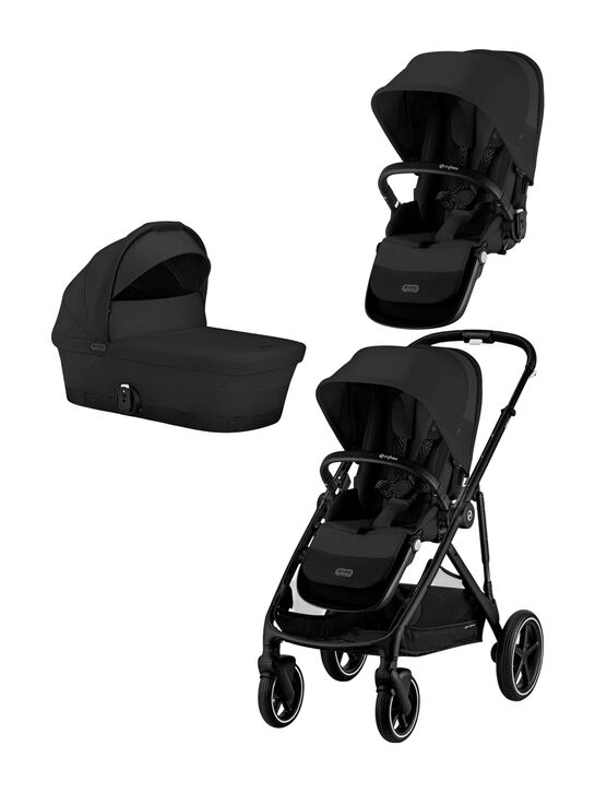 Коляска 2в1 для погодок Cybex Gazelle Moon Black  , арт.  | Фото 1