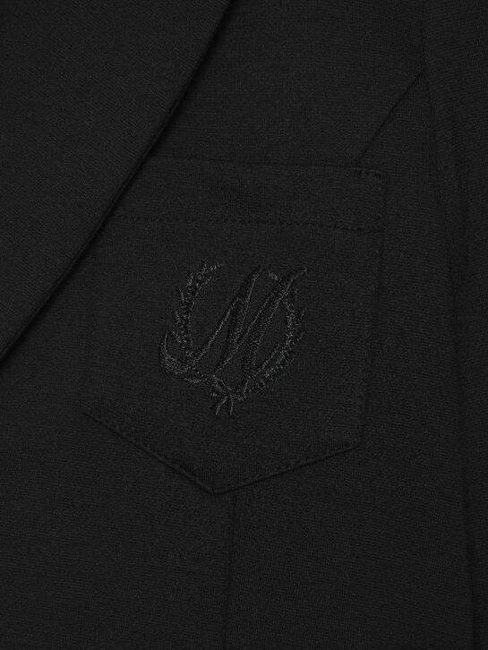 Пиджак из пунто милано Monnalisa , арт.  | Фото 3