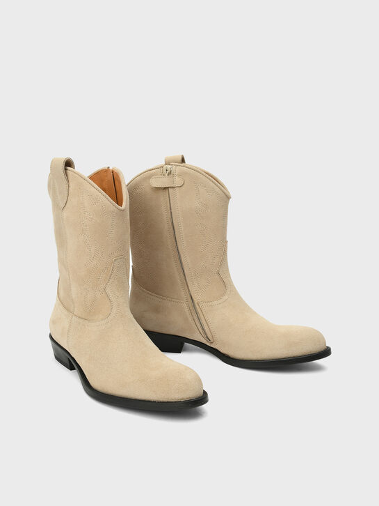 Сапоги с вышивкой, бежевые Gallucci , арт.  | Фото 3