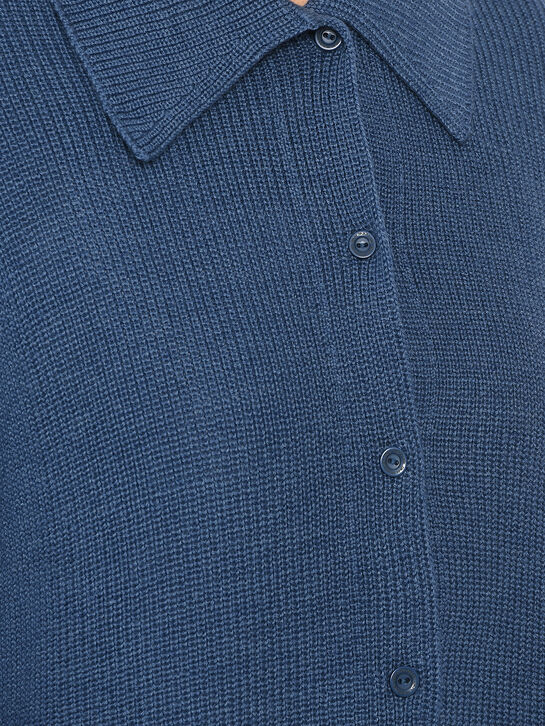Кардиган с отложным воротником, синий Dan Maralex , арт.  | Фото 4
