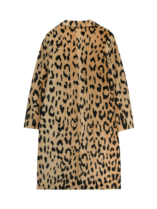 Пальто с леопардовым принтом MSGM , арт.  | Фото 3