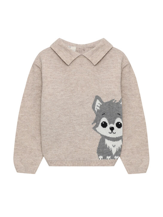 Джемпер, принт волчонок Maglificio di Verona , арт.  | Фото 1