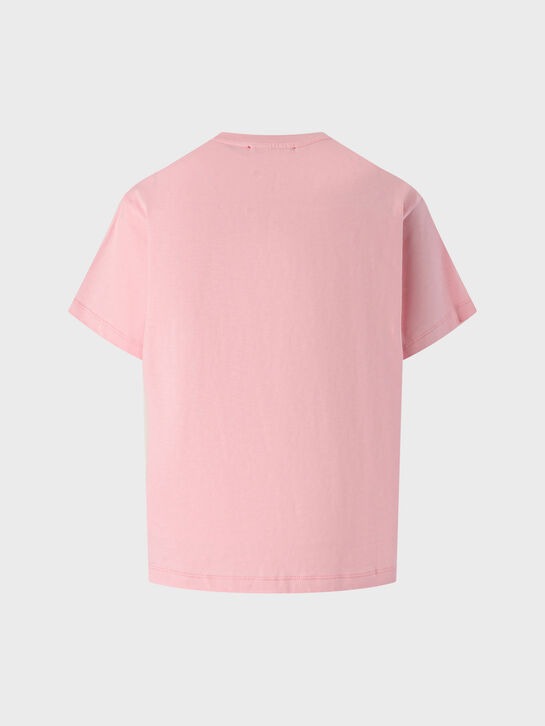 Футболка с лого, розовая Max&Co , арт.  | Фото 2