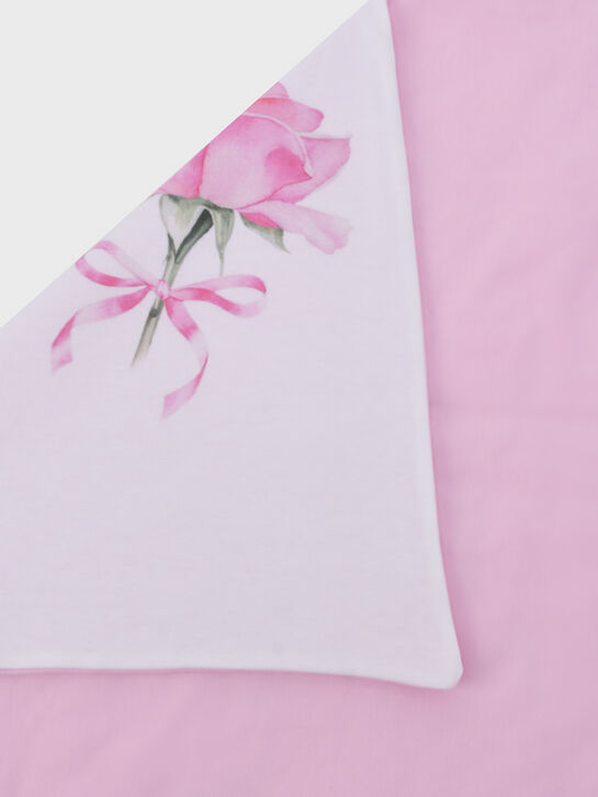 Плед с принтом &quot;цветок&quot; Monnalisa , арт.  | Фото 4