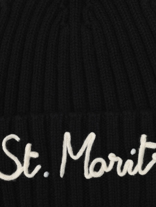 Шапка с надписью &quot;St.Moritz&quot; на подвороте  Saint Barth , арт.  | Фото 3