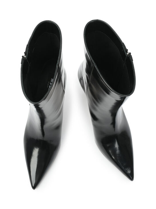 Ботильоны на шпильке с острым носом, черные MSGM , арт.  | Фото 6