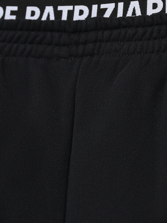 Спортивные брюки с лого на поясе, черные Patrizia Pepe , арт.  | Фото 3