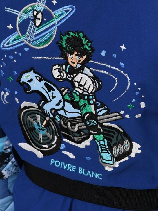 Комбинезон с принтованными рукавами, синий Poivre Blanc , арт.  | Фото 5