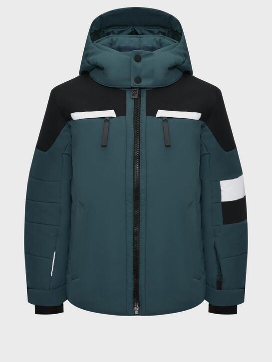 Куртка с черными вставками, зеленая Poivre Blanc , арт.  | Фото 1