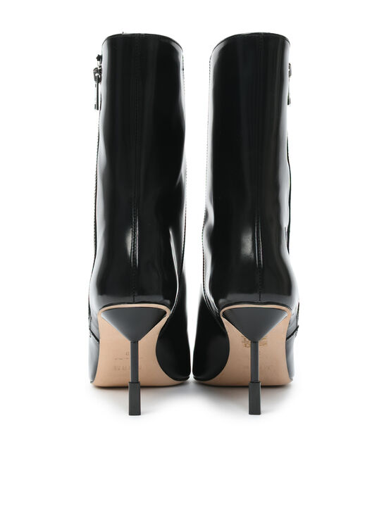 Ботильоны на шпильке с острым носом, черные MSGM , арт.  | Фото 9