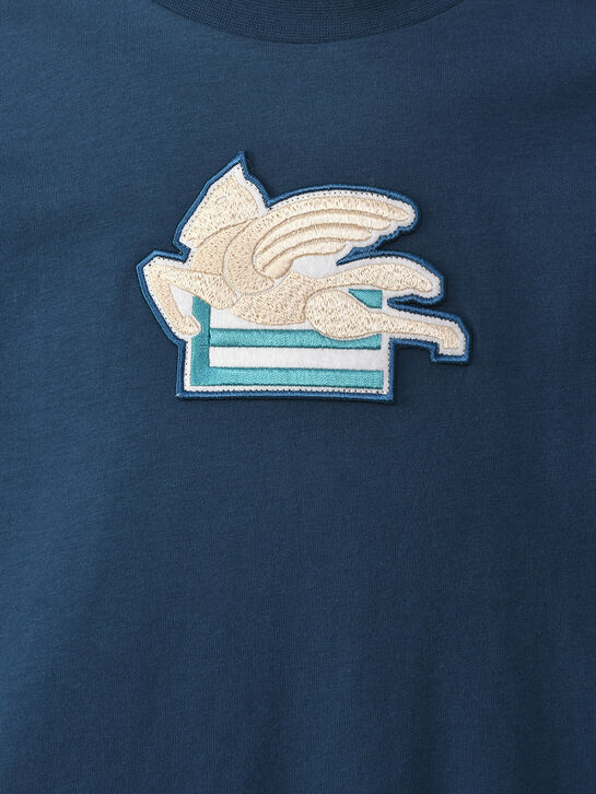 Футболка с лого, синяя Etro , арт.  | Фото 3