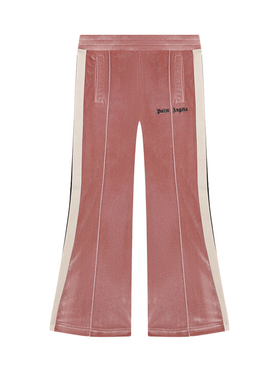 Спортивные брюки велюровые, розовые Palm Angels , арт.  | Фото 1