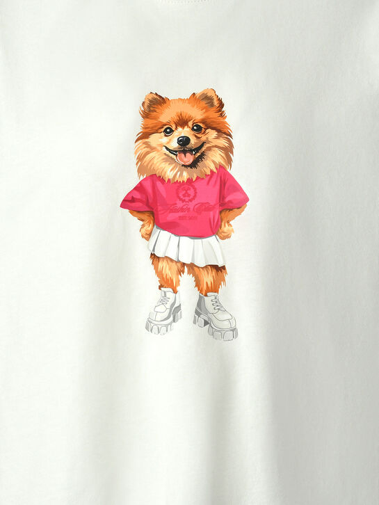 Футболка с принтом &quot;Шпиц&quot; Flashin , арт.  | Фото 6