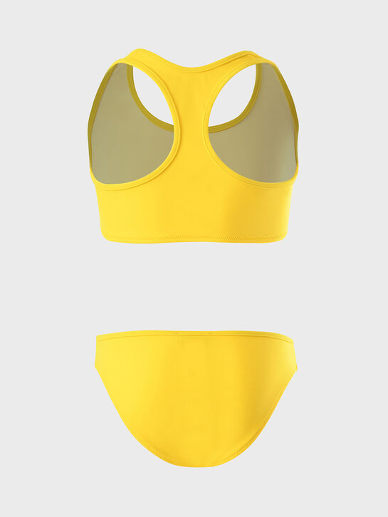 Раздельный купальник с лого, желтый N21 , арт.  | Фото 2
