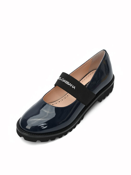 Туфли лаковые, синие Dolce&Gabbana , арт.  | Фото 4