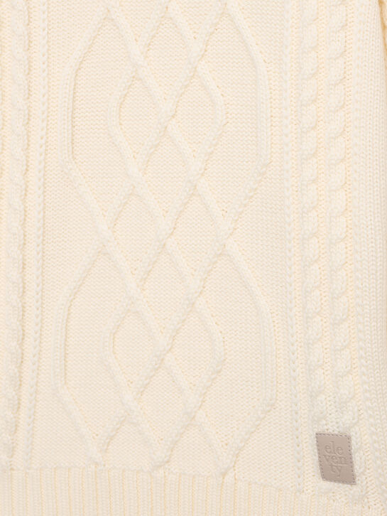 Джемпер вязка ромбы и косы Eleventy , арт.  | Фото 5