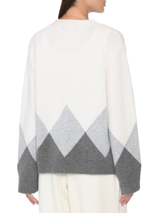 Кардиган из кашемира с геометрическим узором Arch4 , арт.  | Фото 5