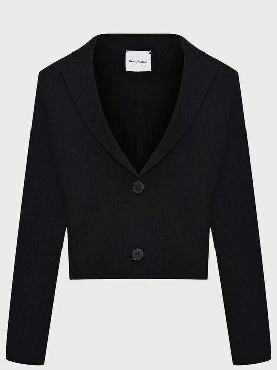 Укороченный пиджак, черный KengLabel , арт.  | Фото 1