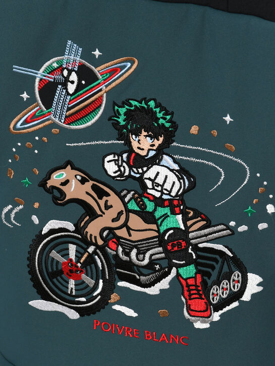 Куртка с черными вставками, зеленая Poivre Blanc , арт.  | Фото 5