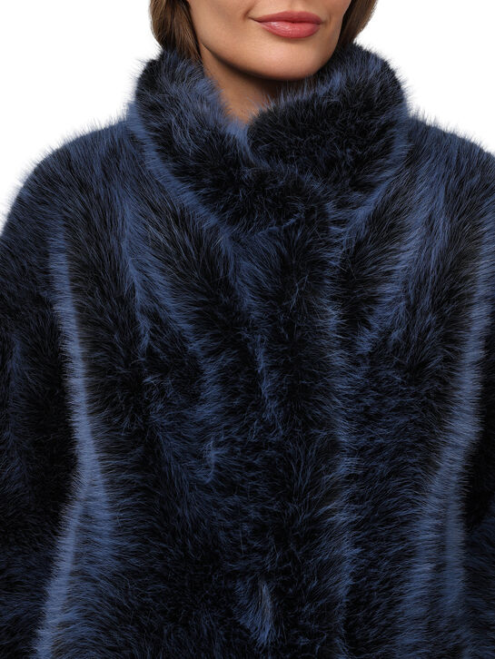Пальто из эко-меха Flashin , арт.  | Фото 8