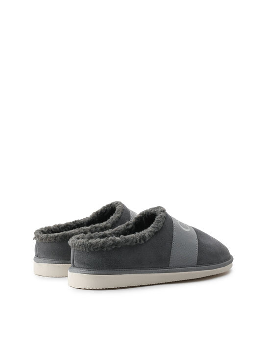 Тапочки с эко-мехом, серые Chloe , арт.  | Фото 3