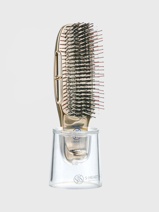 Расческа S-heart-S Scalp Brush World Premium (золото шампань) укороченная  , арт.  | Фото 1