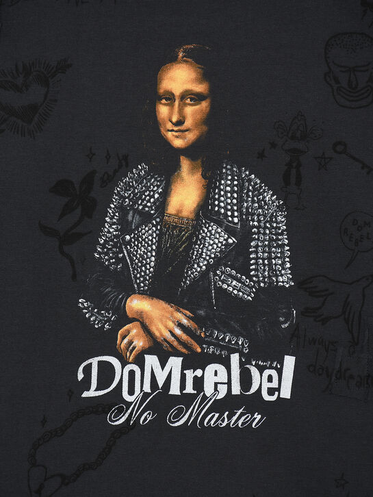 Футболка с принтом &quot;Мона Лиза&quot; Domrebel , арт.  | Фото 4