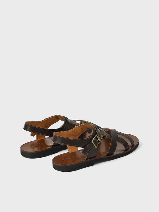 Босоножки классические, коричневые Gallucci , арт.  | Фото 3