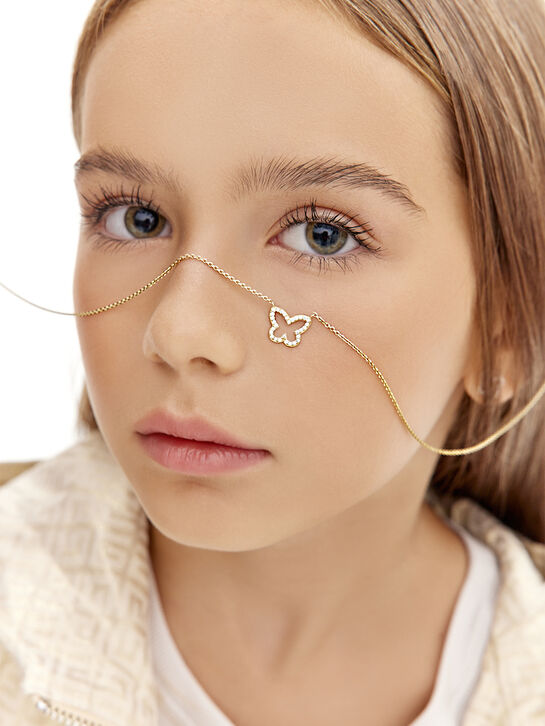 Колье с бабочкой, золото Sneak Peek , арт.  | Фото 4