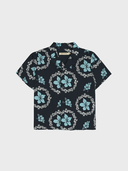 Рубашка с принтом &quot;гибискус&quot; The New Society , арт.  | Фото 1