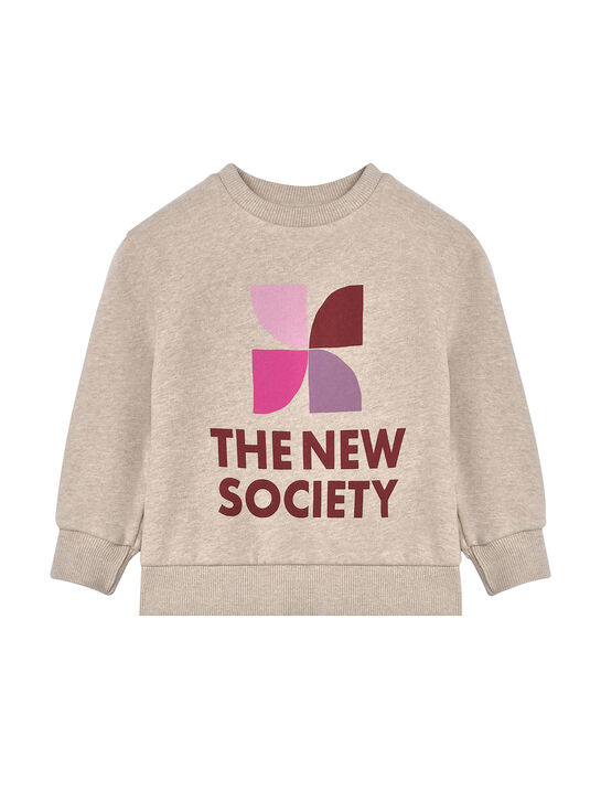 Свитшот с лого, серый The New Society , арт.  | Фото 1