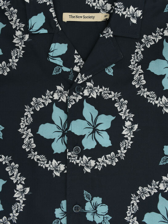 Рубашка с принтом &quot;гибискус&quot; The New Society , арт.  | Фото 3