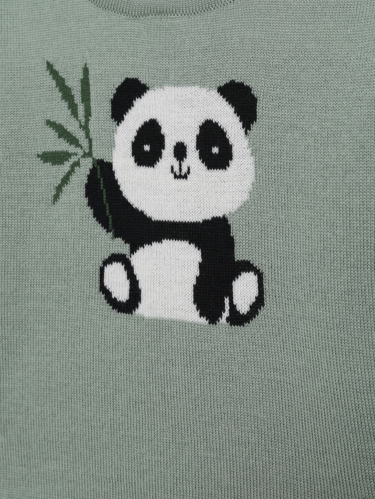 Джемпер, принт панда Maglificio di Verona , арт.  | Фото 3