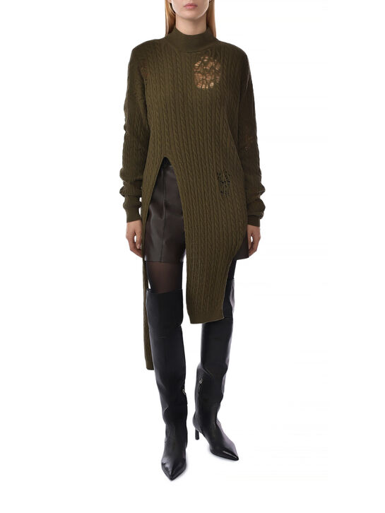 Джемпер цвета хаки Blumarine , арт.  | Фото 3