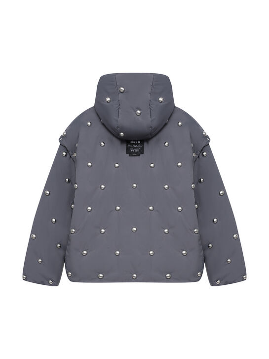 Куртка-трансформер, серая MSGM , арт.  | Фото 3