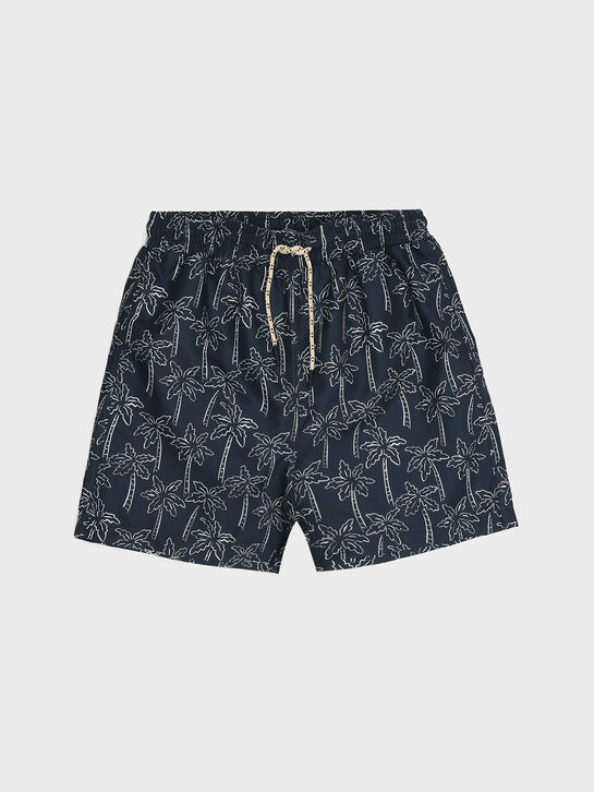 Шорты для купания с принтом &quot;пальмы&quot; The New Society , арт.  | Фото 1