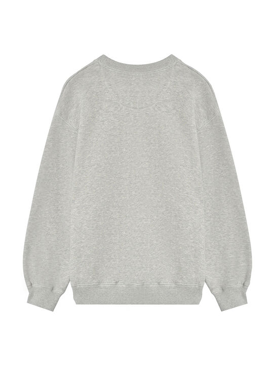 Свитшот серый с лого The New Society , арт.  | Фото 2