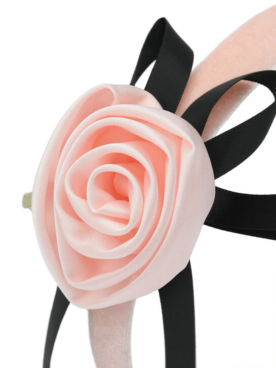 Ободок с аппликацией &quot;роза&quot; Monnalisa , арт.  | Фото 2