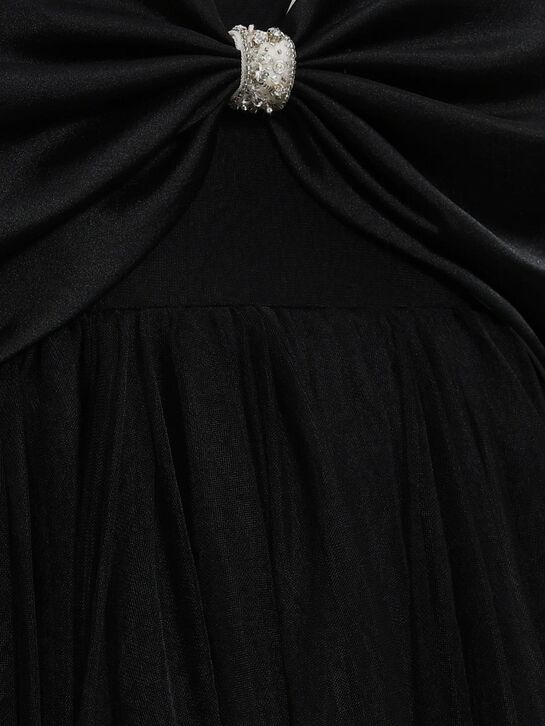 Платье на бретелях с бантом на груди и спине Maison Ava , арт.  | Фото 4