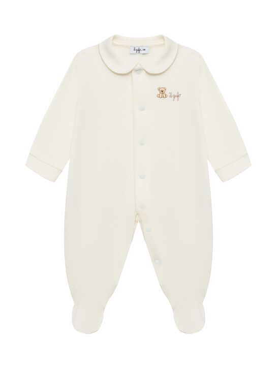 Комбинезон с вышивкой &quot;мишка&quot; IL Gufo , арт.  | Фото 1