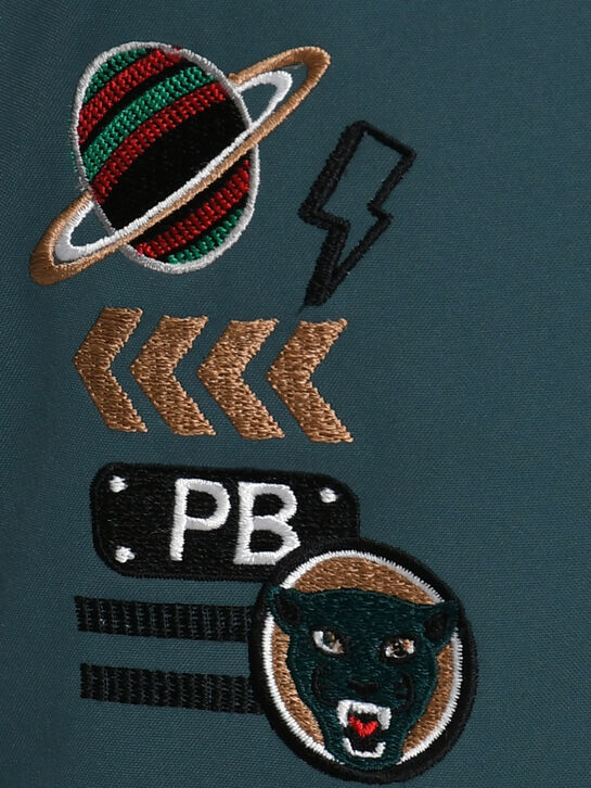 Куртка с черными вставками, зеленая Poivre Blanc , арт.  | Фото 4