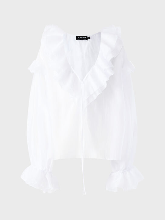 Блузка с рюшами и воланами Flashin , арт.  | Фото 1