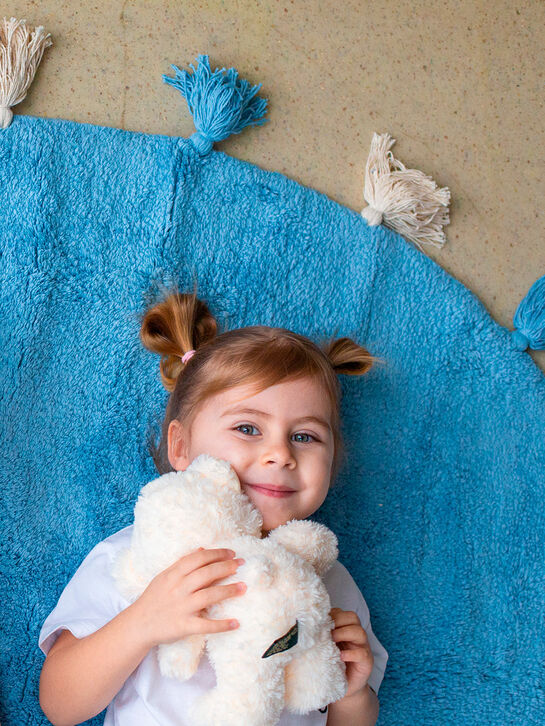 Хлопковый ковер Colorful Blue d140 Lillaland , арт.  | Фото 5